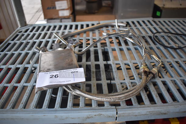 Metal Faucet and 2 Handles - Image 1 of 4