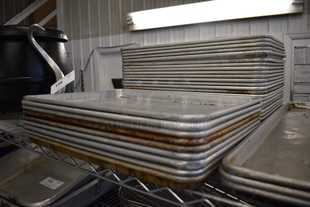 21 Metal Half Size Baking Pans. 13x18x1. 21 Times Your Bid! - Image 4 of 5