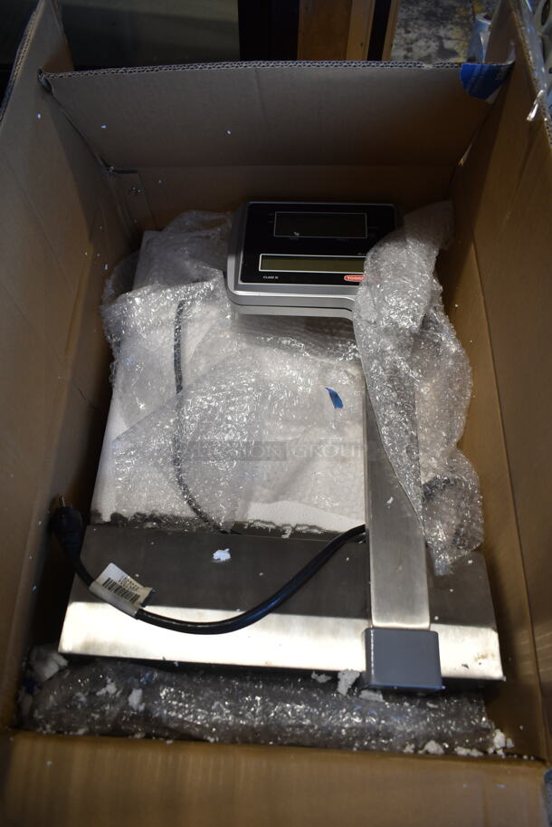 LIKE NEW! Torrey W-Label40L Metal Commercial Countertop 40 Pound Capacity Food Portioning Scale. Cannot Test Due To Missing Power Cord - Image 2 of 7