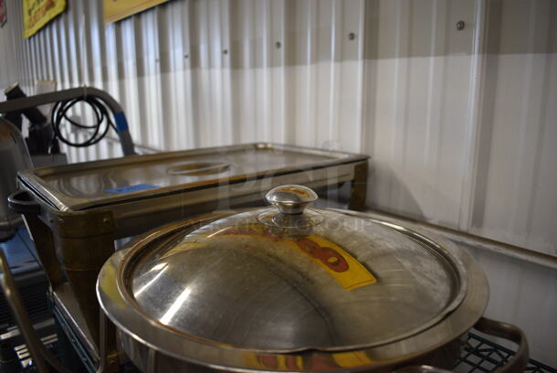 2 Various Metal Chafing Dishes. 13x24x9, 16x14x9. 2 Times Your Bid! - Image 4 of 5