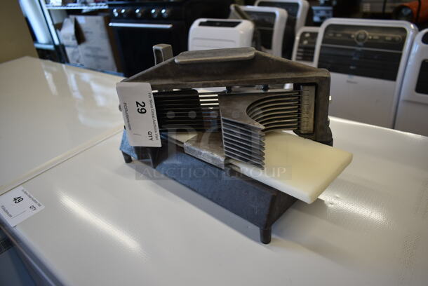 Nemco 555600-1 Metal Commercial Countertop Tomato Slicer.  - Image 3 of 7