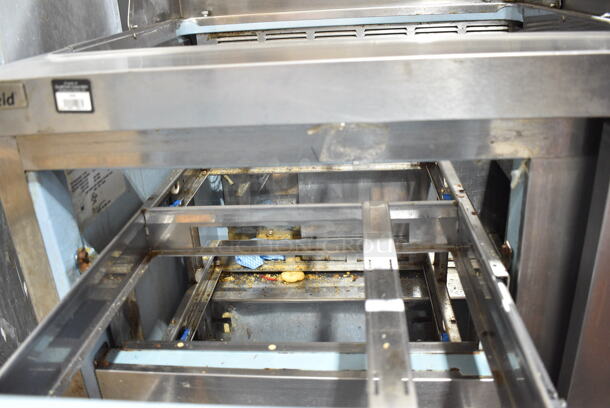 Delfield D4472N-30M Stainless Steel Commercial Sandwich Salad Prep Table Bain Marie Mega Top w/ 6 Drawers. Missing Lid. 115 Volts, 1 Phase. Tested and Does Not Power On - Image 11 of 12