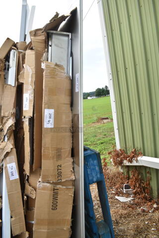 BRAND NEW SCRATCH AND DENT! Metal Swinging Kitchen Door. 