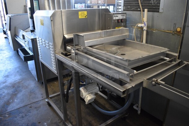 Belshaw Adamatic Model TG50 Stainless Steel Commercial Floor Style Thermoglaze Icing Machine on Commercial Casters. 208 Volts, 1 Phase. 80x33.5x54.5. - Image 4 of 7