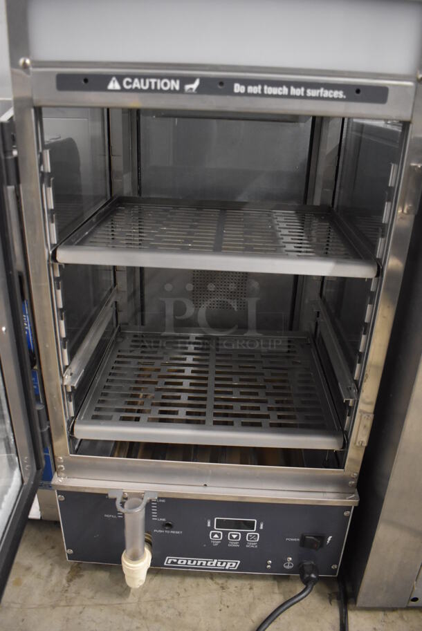 Roundup Stainless Steel Commercial Heated Holding Cabinet Merchandiser. 115 Volts, 1 Phase. 16x16x31.5. Tested and Working! - Image 4 of 6