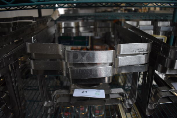 5 Metal Chafing Dish Frames. 12x25x9. 5 Times Your Bid!