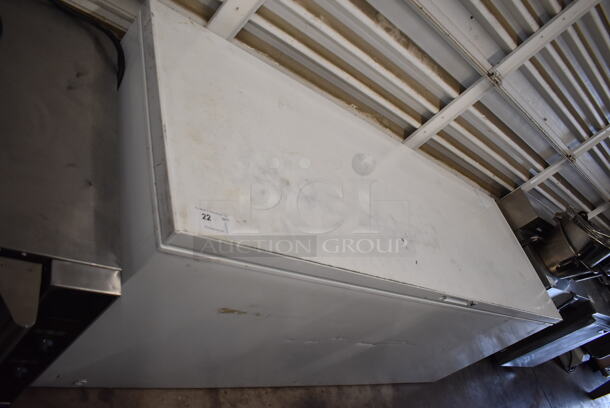 Kenmore Metal Chest Freezer. 83.5x32x32. Tested and Working! - Image 4 of 11