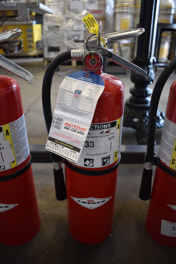 Amerex Dry Chemical Fire Extinguisher. 7x5x20