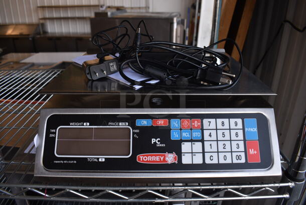 BRAND NEW! Torrey PC Series Stainless Steel Commercial Countertop Food Portioning Scale. 14x14x5 