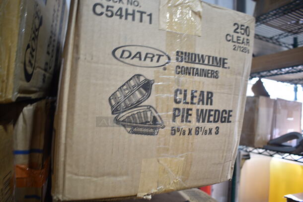 PALLET LOT of 27 BRAND NEW Boxes Including C54HT1 Dart Clearseal 5" Hinged Clear Slice Container - 250/Case, 433NHT101H Choice 1/6 Standard Size White "Thank You" Medium-Duty Plastic T-Shirt Bag - 1000/Case, 129MCS38B Choice 38 oz. Black Rectangular Microwavable Heavy Weight Container with Lid 8 3/4" x 6 1/4" x 2" - 150/Case, 127CH16 Choice 16 oz. Clear RPET Hinged Deli Container - 200/Case, 129MCR24B Choice 24 oz. Black Round Microwavable Heavy Weight Container with Lid 7 1/4" - 150/Case, 44712191261 Avantco A Plus 44712191261 Gasket for APST-27-8 Prep Tables, 5002TPJEC Lavex 2-Ply 550' Universal Jumbo Toilet Paper Roll with 7 1/2" Diameter - 12/Case, 795PTOKFT8 Choice Kraft Microwavable Folded Paper #8 Take-Out Container 6" x 4 3/4" x 2 1/2" - 300/Case, CTR16BD Dart SafeSeal 16 oz. Plastic Tamper-Resistant, Tamper-Evident Bowl with Dome Lid - 240/Case, 127SB24COMBO Choice 24 oz. Clear Plastic Salad Bowl with Lid - 150/Case, 129MCR24B Choice 24 oz. Black Round Microwavable Heavy Weight Container with Lid 7 1/4" - 150/Case, 433NACHOS Carnival King Small Clear 2 Compartment Plastic Nacho Tray - 500/Case, 50012W Choice 12 oz. White Poly Paper Hot Cup - 1000/Case, 500TO883 Choice 8" x 8" x 3" Microwaveable 3-Compartment Black / Clear Plastic Hinged Container - 100/Case, Dart 85HT3R 8" x 8" x 3" White Foam Three-Compartment Square Take Out Container with Perforated Hinged Lid - 200/Case. 27 Times Your Bid! - Image 2 of 12