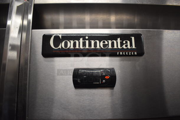 Continental 2FE ENERGY STAR Stainless Steel Commercial 2 Door Reach In Freezer on Commercial Casters. 115 Volts, 1 Phase. 57x34x82. Tested and Powers On But Does Not Get Cold - Image 3 of 6