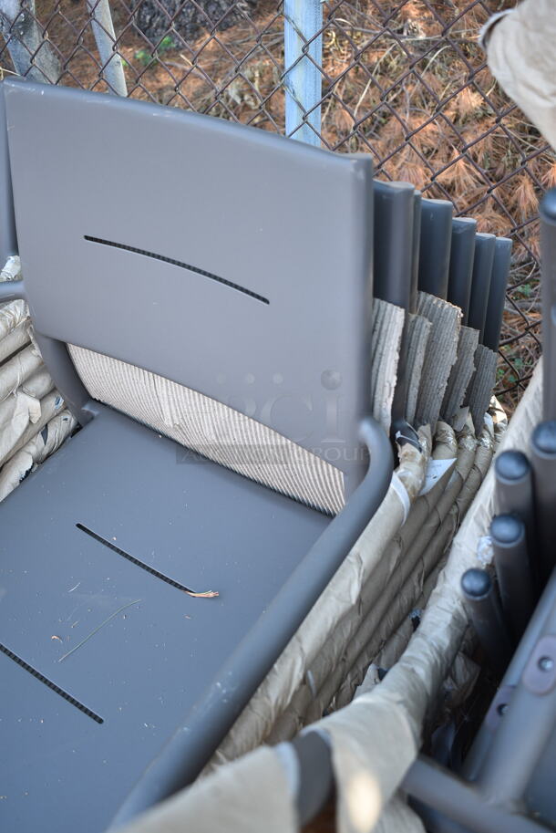25 BRAND NEW! BFM Seating PH901CBZ Hampton Brown Outdoor Dining Height Chair w/ Arm Rests. 25 Times Your Bid! - Image 5 of 6