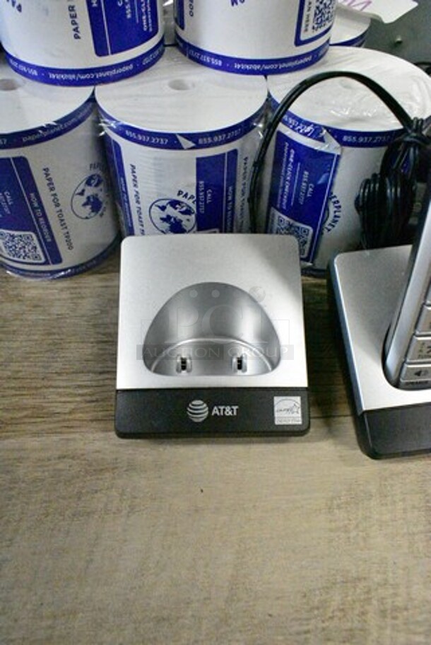 ALL ONE MONEY! Lot of Corded Office Telephone, 2 Phones on Cradle, Receipt Printer Paper - Image 10 of 12