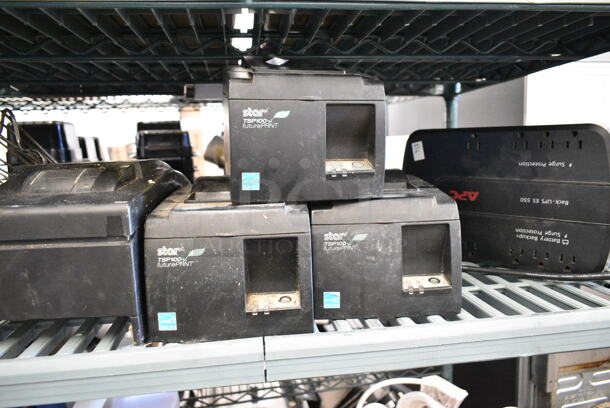 5 Various Items Including 3 Star Micronics TSP100 Receipt Printers, Star Micronics SP700 Receipt Printer and APC Back Ups ES 550. 5 Times Your Bid!  - Image 1 of 10