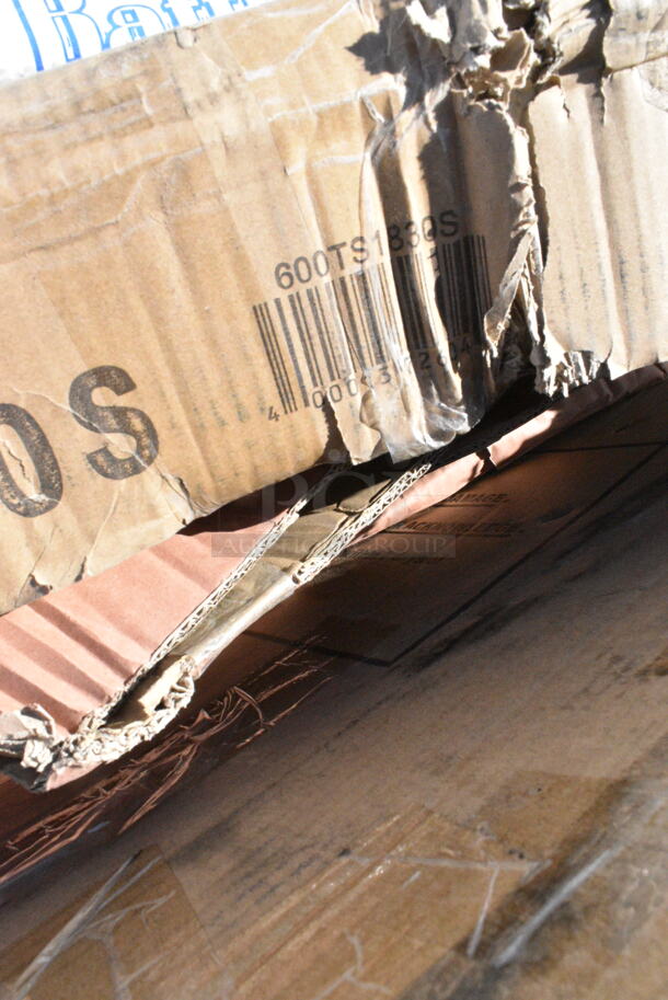 3 BRAND NEW SCRATCH AND DENT! Items Including 600WS1872HD Regency 16 Gauge Stainless Steel 18" x 72" Heavy-Duty Wall Shelf, 600TS1830S Regency 18" x 30" 16-Gauge 304 Stainless Steel Commercial Work Table with Undershelf, 600WT24X48BS Regency 24" x 48" 16-Gauge 304 Stainless Steel Commercial Open Base Work Table with 4" Backsplash. 3 Times Your Bid! May Be Missing Pieces. - Image 4 of 5