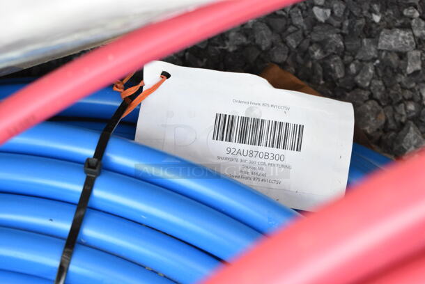 BRAND NEW SCRATCH AND DENT! Lot of 6 Sharkbite Coil Plex Water Hoses Including U880R100, 92AU860R100, 92AU870B300 - Image 7 of 7