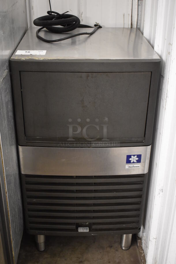 2014 Manitowoc QM30A Stainless Steel Commercial Self Contained Undercounter Ice Machine. 115 Volts, 1 Phase. 20x23x36 - Image 1 of 7