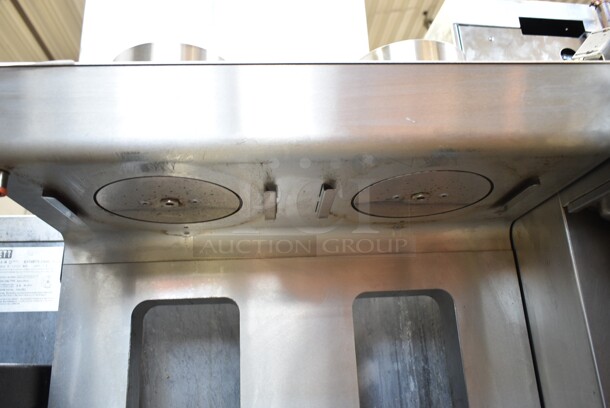 Jet 6 Twin Stainless Steel Commercial Countertop Double Coffee Machine w/ 2 Metal Brew Baskets. 230-240 Volts, 1 Phase.  - Image 5 of 7