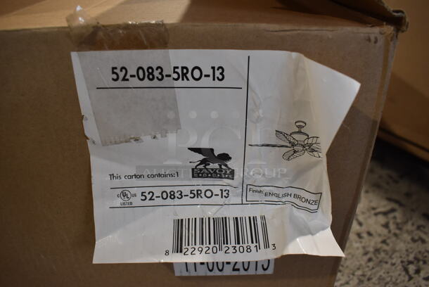 BRAND NEW IN BOX! Savoy House 52-083-5RO-13 - Image 7 of 8