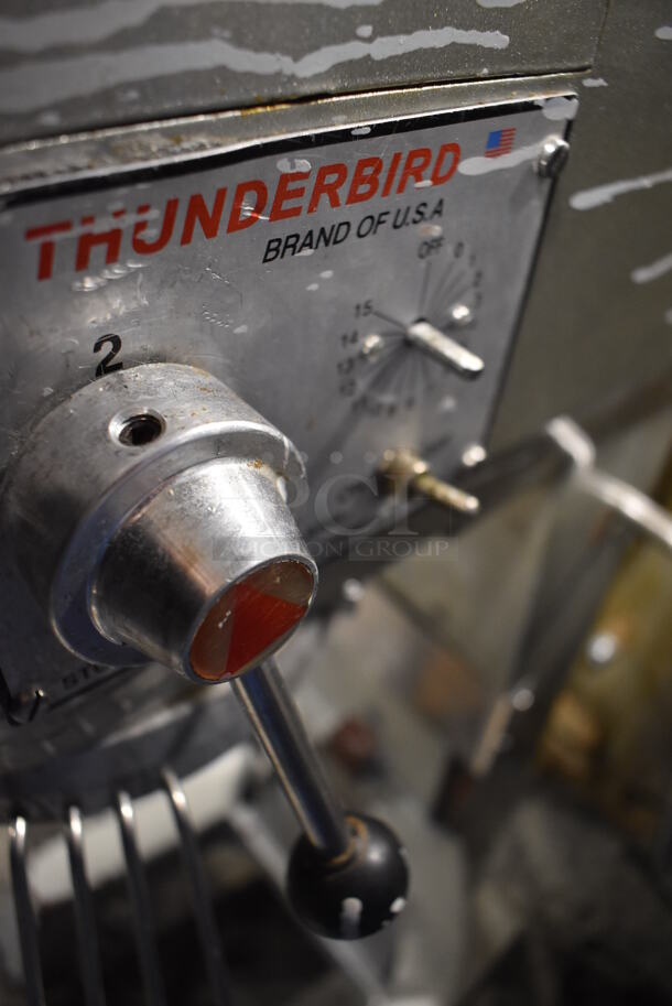 Thunderbird ARM-30 Metal Commercial Floor Style 30 Quart Dough Mixer w/ Bowl Guard. 115 Volts, 1 Phase. 21x24x45. Tested and Powers On But Parts Do Not Move - Image 4 of 8