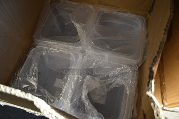 5 Boxes of 24 BRAND NEW IN BOX! Vigor 247FP166PP 1/6 Size 6" Deep Translucent Polypropylene Food Pan. 5 Times Your Bid! - Image 4 of 4