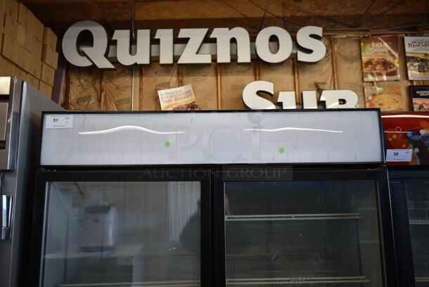 Beverage Air MT49 Metal Commercial 2 Door Reach In Cooler Merchandiser w/ Poly Coated Racks. 115 Volts, 1 Phase. Tested and Does Not Power On - Image 2 of 8