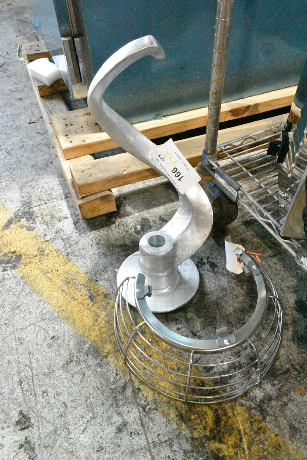 2 BRAND NEW SCRATCH AND DENT! Items Including HP00295174 Hobart 00-295174 Ed Dough Arm-60 Qt and HP0093716300 Hobart 00-937163-00001 Cage; Wire. 2 Times Your Bid!  - Image 2 of 7