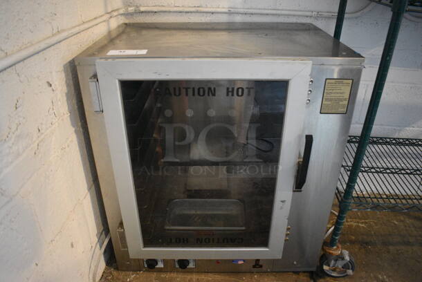 Metal Commercial Heated Holding Cabinet. 115 Volts, 1 Phase. 29.5x21.5x32. Tested and Working!