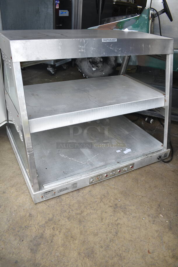 Merco 1220-2-3P Metal Commercial 2 Tier Warming Display Case Merchandiser. 120 Volts, 1 Phase. Tested and Working! - Image 4 of 5