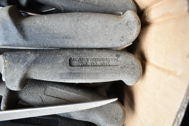 65 SHARPENED Stainless Steel Knives Including Boning/Fillet Knives. 65 Times Your Bid!  - Image 6 of 6