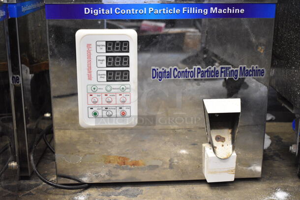 Stainless Steel Commercial Countertop Digital Control Particle Filling Machine. Tested and Working! - Image 4 of 4