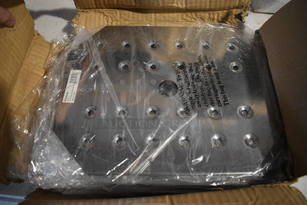 10 BRAND NEW IN BOX! Winco SPFB-2 Stainless Steel Roll Cover False Bottom. 8.5x11x0.5. 10 Times Your Bid! - Image 1 of 4