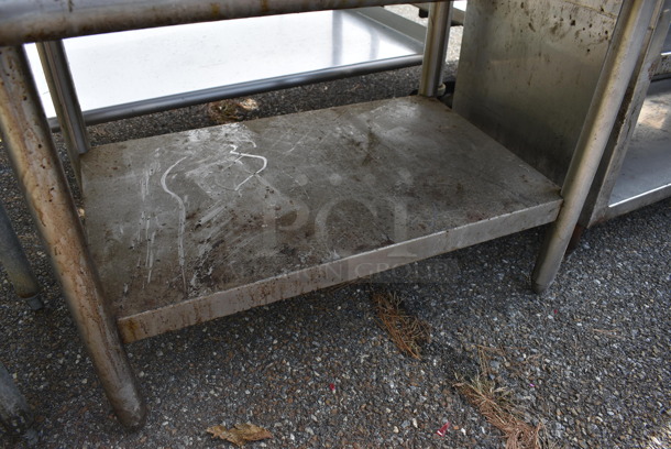 Stainless Steel Equipment Stand w/ Metal Under Shelf. 36x24x25.5 - Image 4 of 4