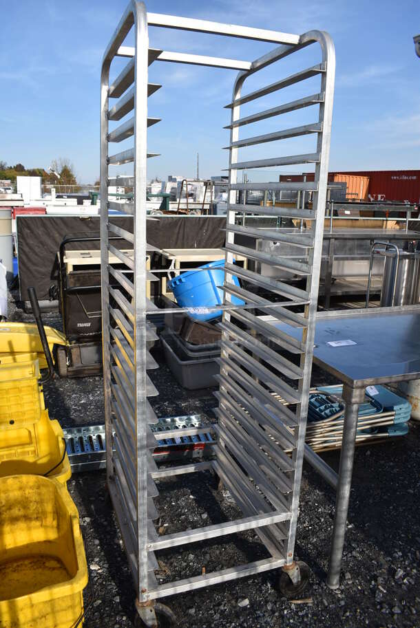 Metal Commercial Pan Transport Rack on Commercial Casters. 20.5x26x70 - Image 2 of 3