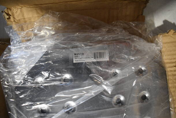 10 BRAND NEW IN BOX! Winco SPFB-2 Stainless Steel Roll Cover False Bottom. 8.5x11x0.5. 10 Times Your Bid! - Image 3 of 4