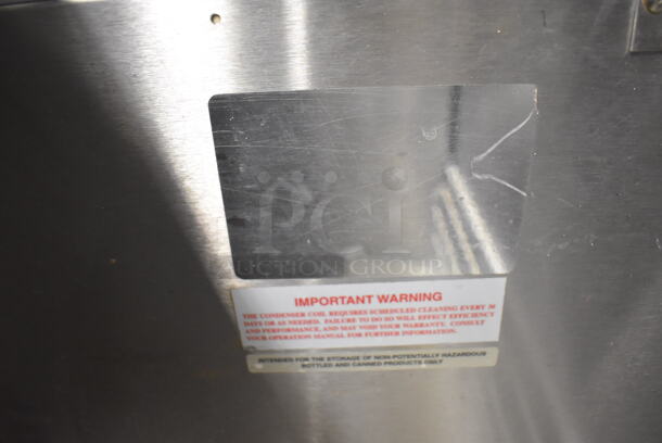 Stainless Steel Commercial Milk Cooler on Commercial Casters. 115 Volts, 1 Phase. 34x33x47. Tested and Working! - Image 5 of 5