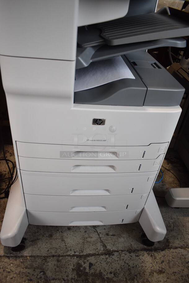 HP LaserJet M5035 MFP Floor Style Printer. 100-127 Volts, 1 Phase. 29x29x47 - Image 7 of 12