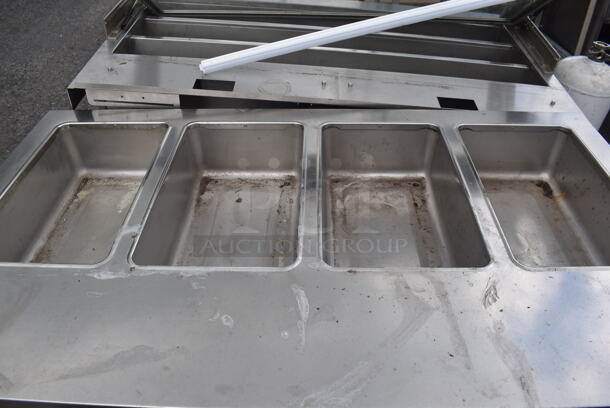 Stainless Steel Commercial Electric Powered 4 Bay Steam Table. 208/240 Volts, 1 Phase.  - Image 6 of 8