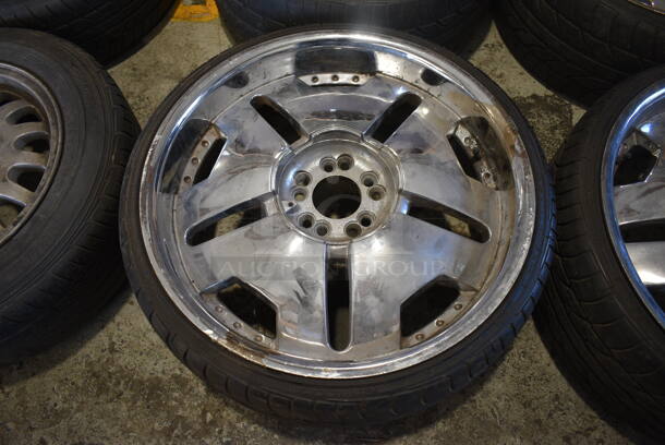 4 Various Tires on Rims Including 235/30 2R 20 88H. STW-160 20x8.5 JJ VW627A. Includes 25x10x25. 4 Times Your Bid! - Image 2 of 12