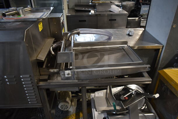 Belshaw Adamatic TG50 Stainless Steel Commercial Floor Style Thermoglaze Icing Machine on Commercial Casters. 208 Volts, 1 Phase. - Image 3 of 7
