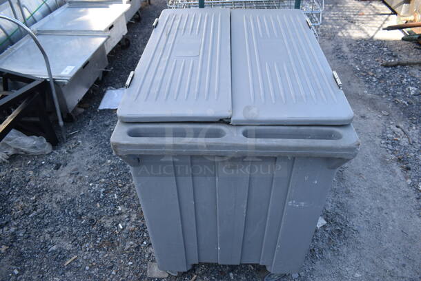Gray Poly Bin on Commercial Casters. 34x23x36 - Image 4 of 4