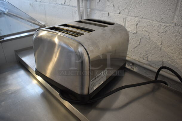 AvaToast MDT4 Stainless Steel Countertop 4 Slot Medium Duty Pop Up Toaster. 120 Volts, 1 Phase.  - Image 2 of 7