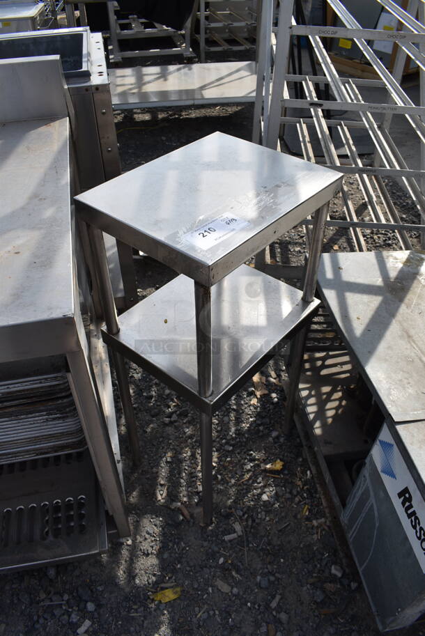 Stainless Steel Table and Undershelf - Image 2 of 3