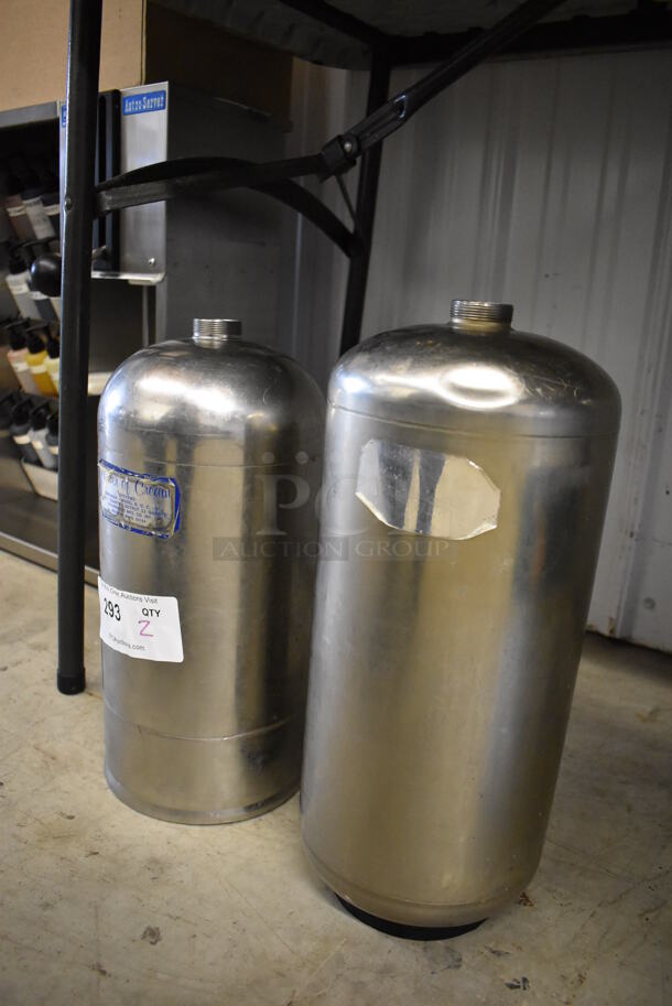 2 Stainless Steel River of Cream ROC-5 Tanks. 7x7x17. 2 Times Your Bid! - Image 3 of 5