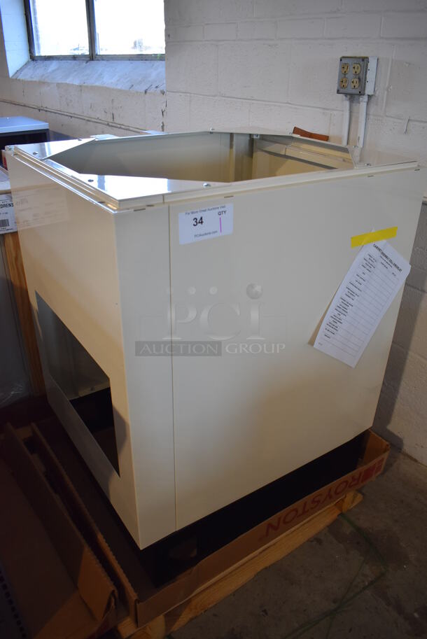 BRAND NEW! Royston 60015379-012 Metal Single Door Cabinet w/ Trash Can and Dolly. 24x29x36 - Image 2 of 6