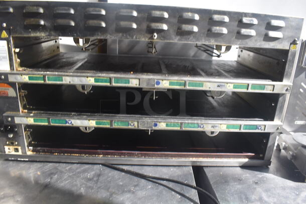 Prince Castle EHB34A Commercial Stainless Steel Electric Countertop 2 Shelf Holding Bin. 208-240V.  - Image 5 of 7