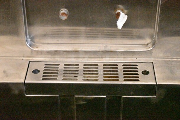 Eurotech OP138CS Stainless Steel Commercial Floor Style Air Cooled 2 Flavor w/ Twist Soft Serve Ice Cream Machine on Commercial Casters. 220 Volts, 1 Phase. - Image 5 of 9