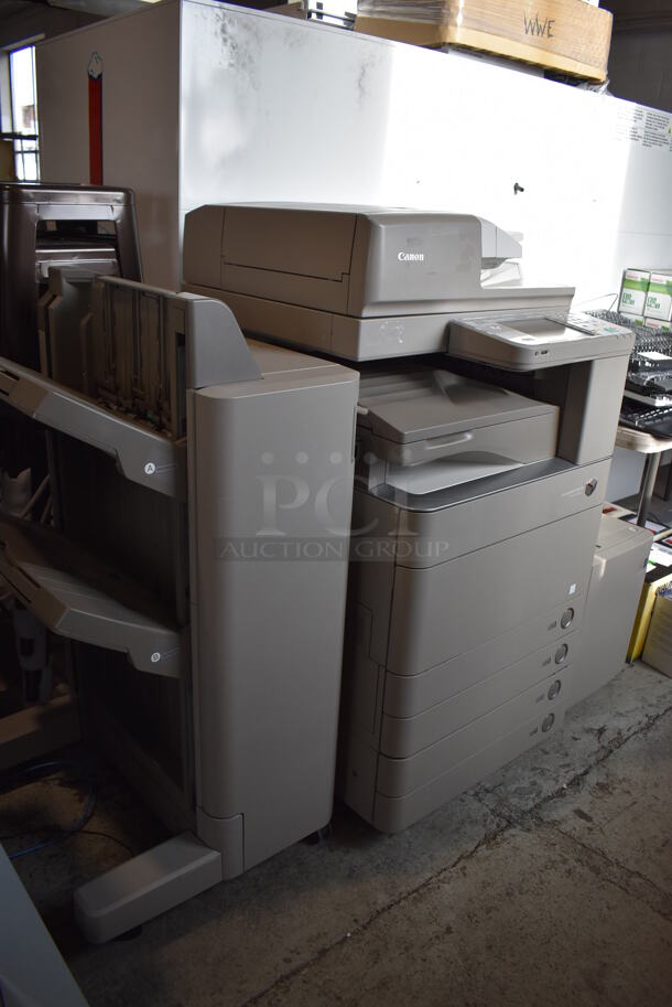 HP LaserJet M5035 MFP Floor Style Printer w/ Paper Stapler Stacker Attachment. 100-127 Volts, 1 Phase. Includes 29x29x47 - Image 2 of 12