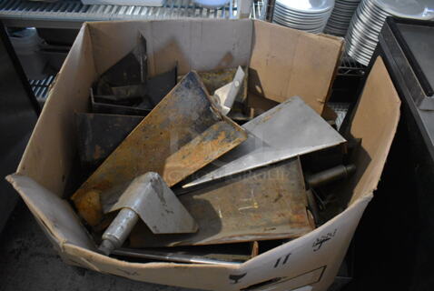 ALL ONE MONEY! Box of Various Metal Legs