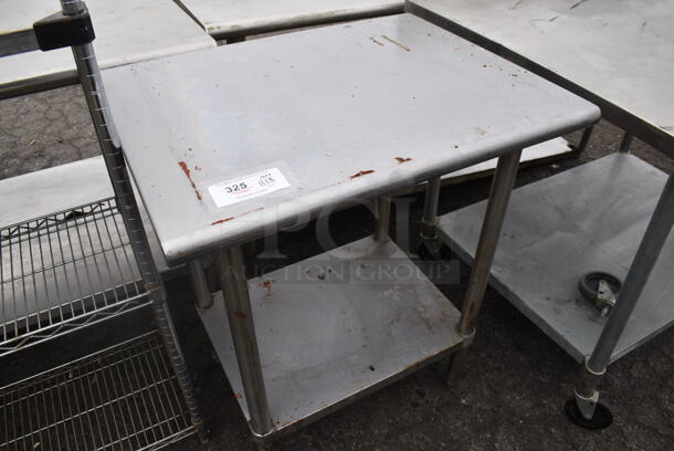 Stainless Steel Table w/ Under Shelf. 30x24x36 - Image 2 of 4